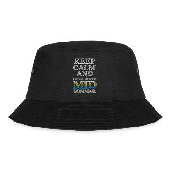 Midsommar Fest Skandinavien - Bucket Hat - Schwarz - Vorne - Lela (165cm)