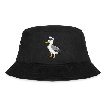 gull - Bucket Hat - black - Front - Lela (165cm)