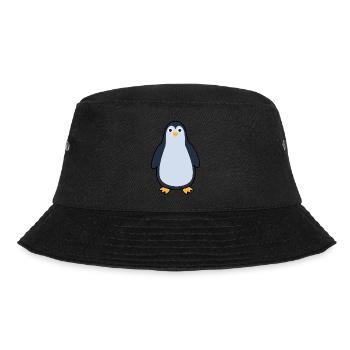 Pinguin - Bucket Hat - Schwarz - Vorne - Lela (165cm)
