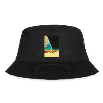 Galaxy Strand - Bucket Hat - Schwarz - Vorne - Lela (165cm)