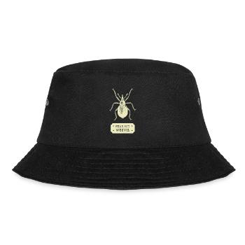 Angst kein Rüsselkäfer - Bucket Hat - Schwarz - Vorne - Lela (165cm)