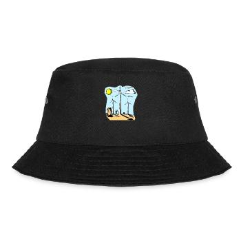wind turbines - Bucket Hat - black - Front - Lela (165cm)