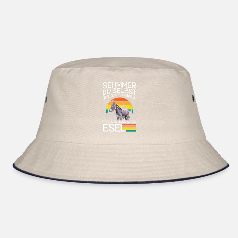 Sei ein Esel Bauernhof Bucket Hat