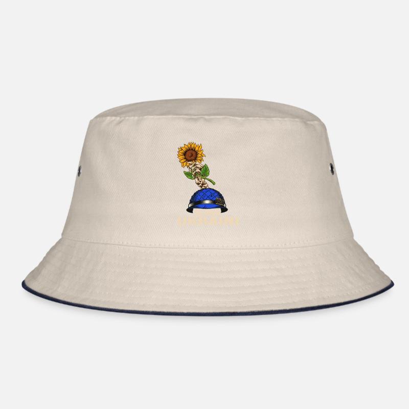 sonnenblume slava ukraini stand with ukraine kiew Bucket Hat