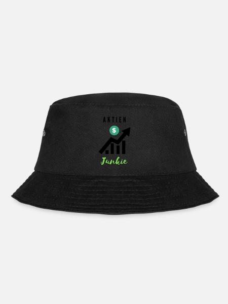 Aktien Junkie 1 - Bucket Hat - Schwarz