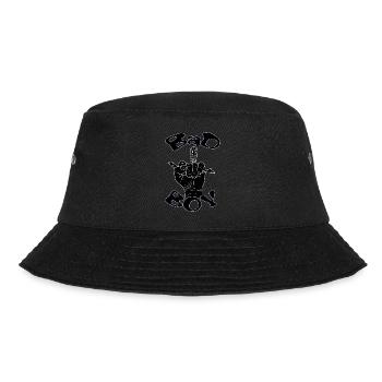 Bad boy with a black hand - Bucket Hat - black - Front - Lela (165cm)