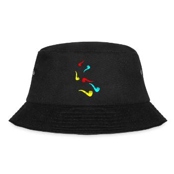 Pfeife rauchen - Bucket Hat - Schwarz - Vorne - Lela (165cm)