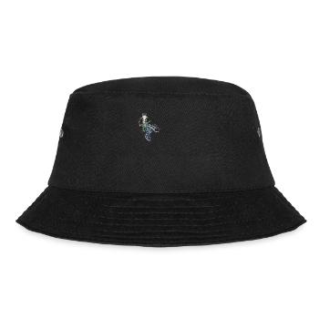 CAT RIDING A DIRT BIKE - TRAILS BIKE CAT - Bucket Hat - black - Front - Lela (165cm)