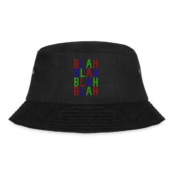 BlahBlahBlah - Bucket Hat - Schwarz - Vorne - Lela (165cm)