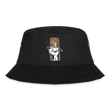 Korkenzieherhand - Bucket Hat - Schwarz - Vorne - Lela (165cm)