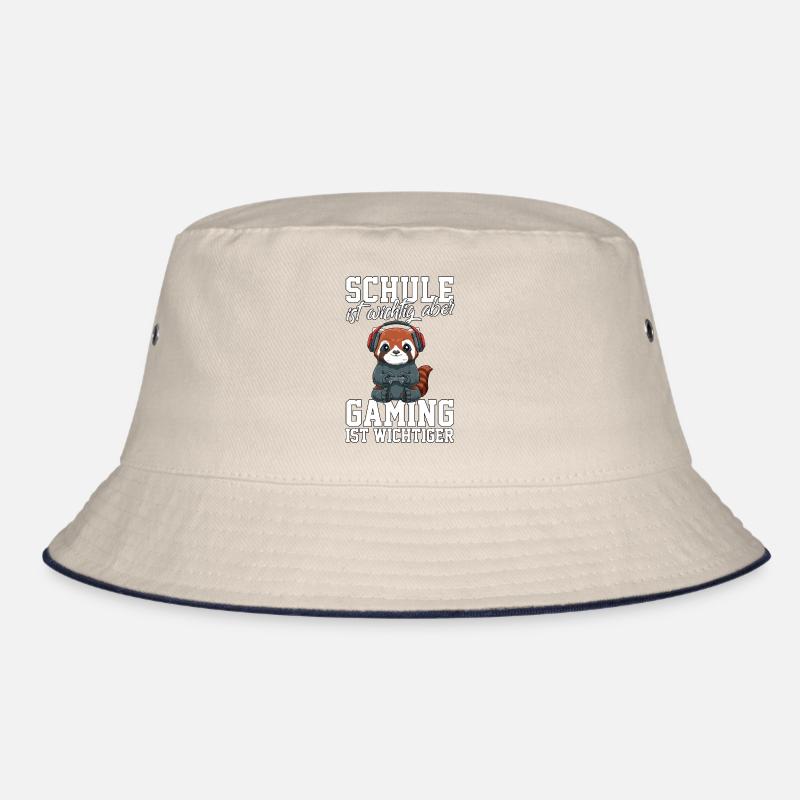 Gaming Roter Panda - Computerspiele Videospiele Bucket Hat