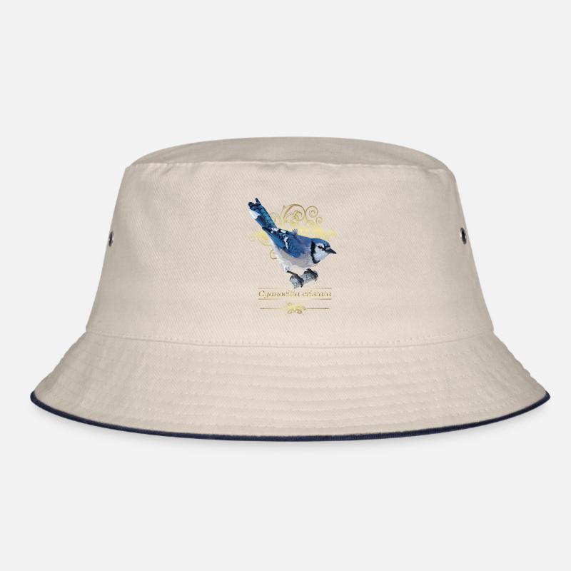 Blaue Chara Bucket Hat