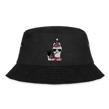 Birthday No Drama Llama - Bucket Hat - black - Front - Lela (165cm)