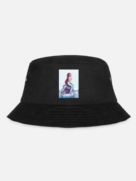 Mermaid - Bucket Hat - black