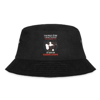 Guadeloupe je t'aime citation homme femme Gwada - Bob - noir - Devant - Lela (165cm)