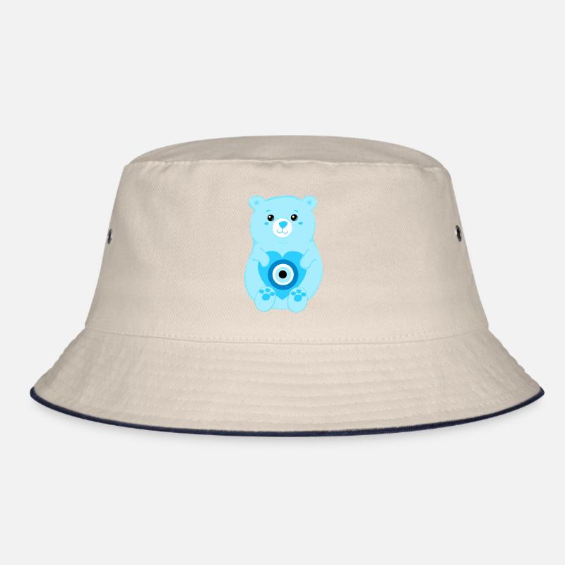 Evil Eye Protection Bear Bucket Hat