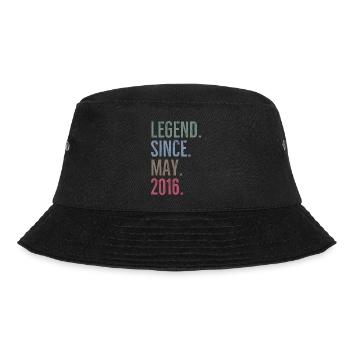 Legend Since May 2016 - Bucket Hat - black - Front - Lela (165cm)