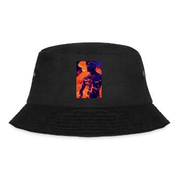 Lava Man - Bucket Hat - black - Front - Lela (165cm)