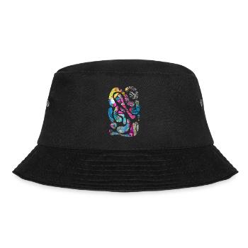Style graffiti Splash hip hop couleurs peintre couleur - Bob - noir - Devant - Lela (165cm)