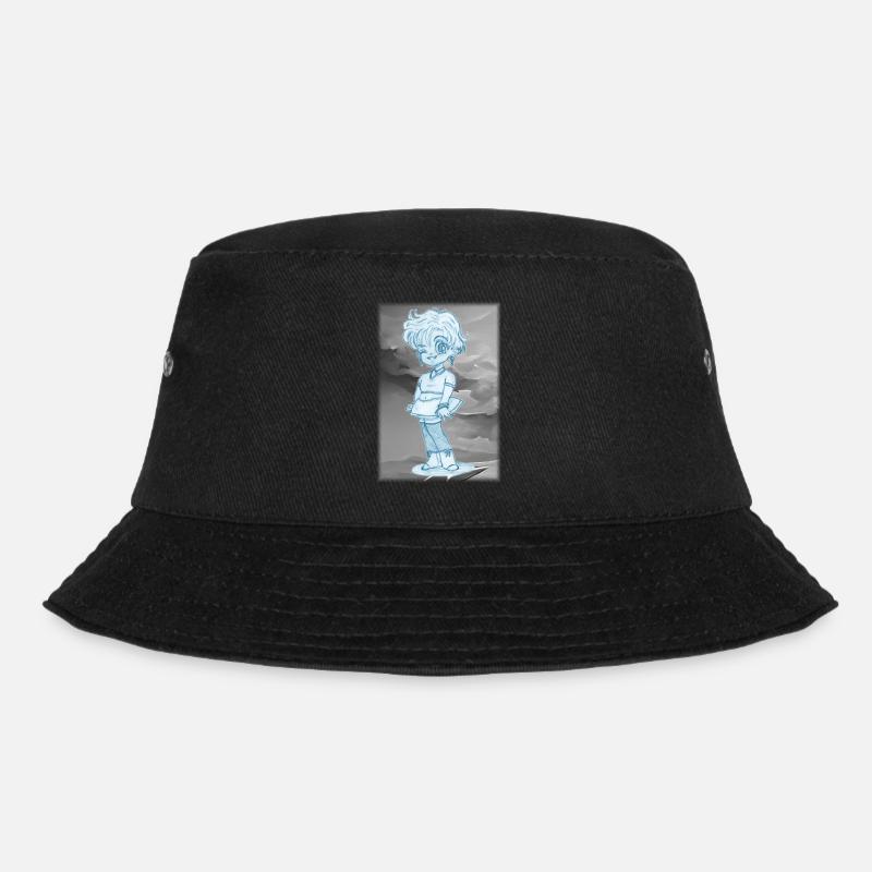 Rückenwind - Bucket Hat - Schwarz