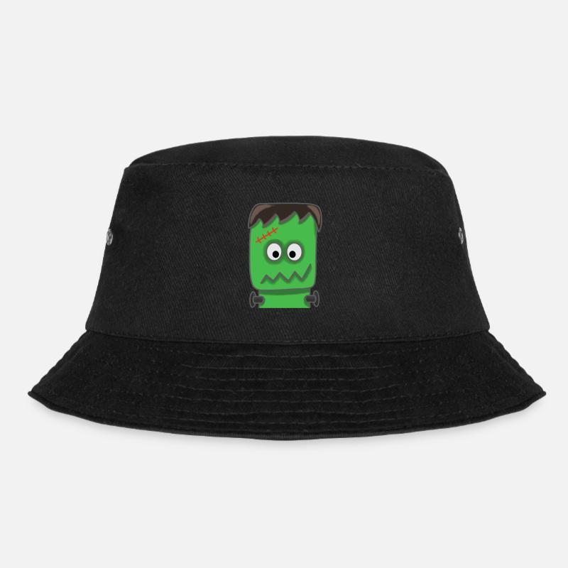 green monster - Bucket Hat - black