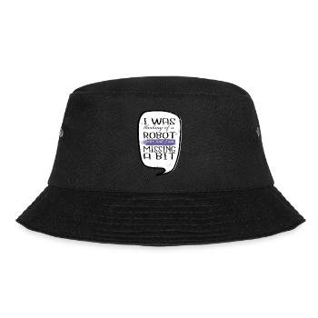sayings quote artificial intelligence gift - Bucket Hat - Schwarz - Vorne - Lela (165cm)
