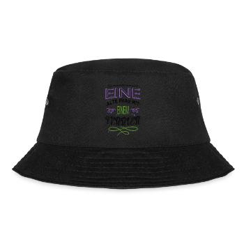 statement bullterrier chihuahua smeilie pudel - Bucket Hat - Schwarz - Vorne - Lela (165cm)