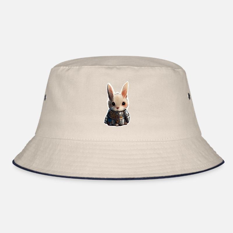 Cute Rabbit Knight Hase Bucket Hat