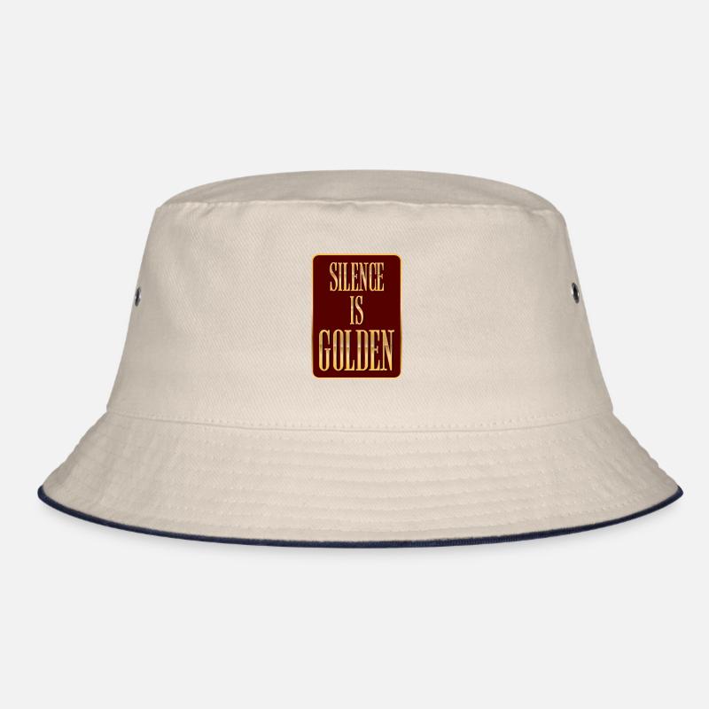 Silence Is Golden Bucket Hat