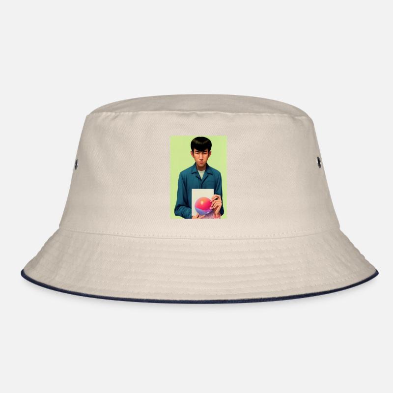 Bubble Gum Kunst Bild - Selfie Artwork on LSD Bucket Hat