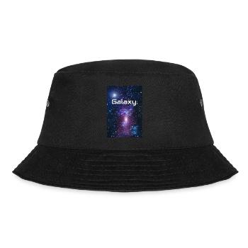 Galaxy Wort Universum Sterne Milchstraße Geschenk - Bucket Hat - Schwarz - Vorne - Lela (165cm)