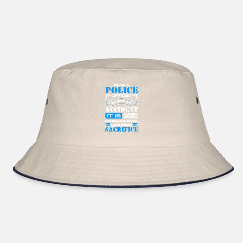 Polizei Sirene Uniform Bucket Hat