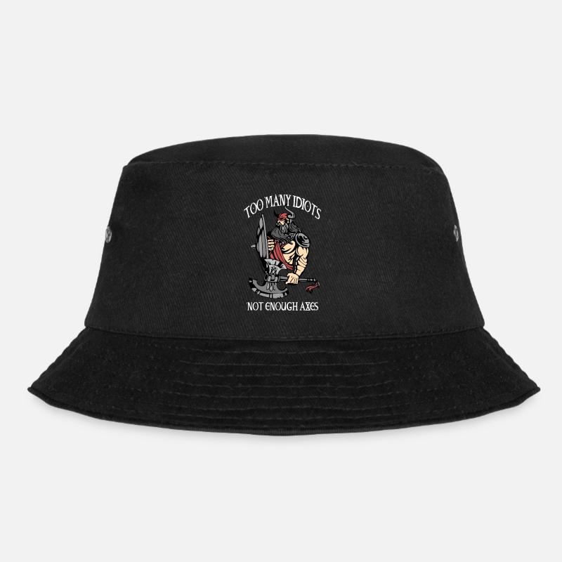 Viking Valhalla Warrior - Bucket Hat - black
