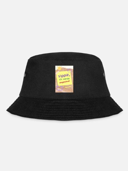 Design ohne Titel 1 - Bucket Hat - Schwarz