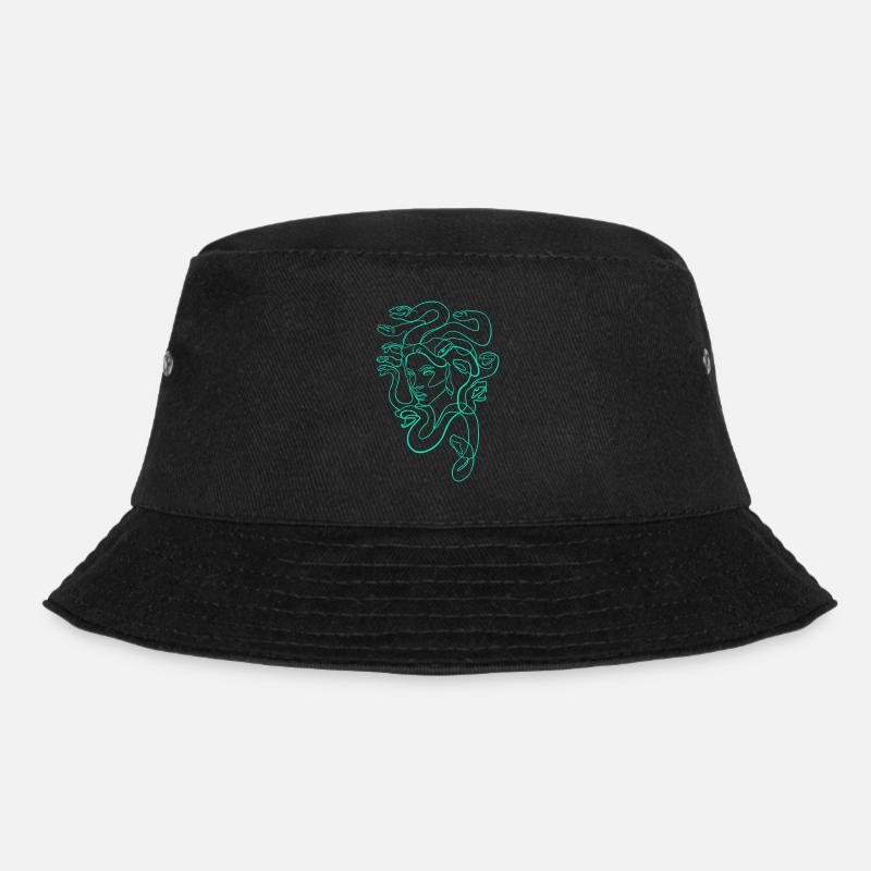 Médusa single line - Bob - noir
