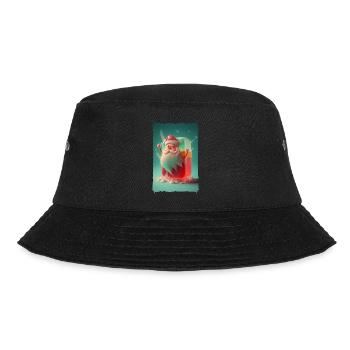 Santa Claus Jelly - Bucket Hat - black - Front - Lela (165cm)