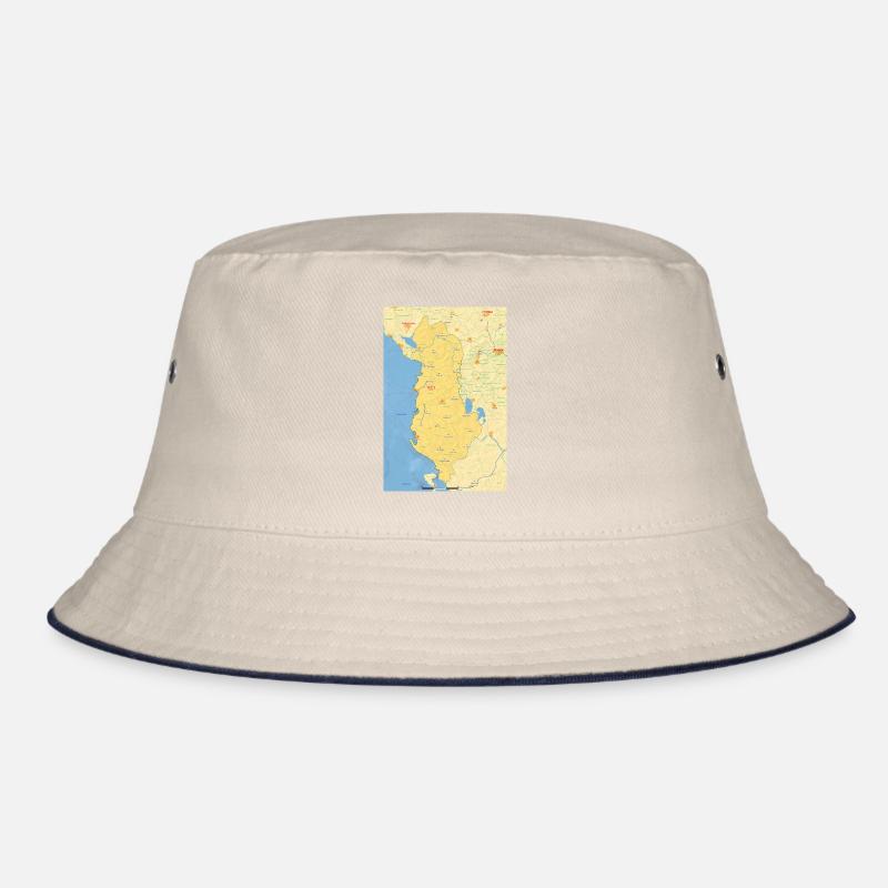 Albania Map Bucket Hat