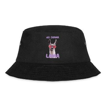 No Drama Lama Alpaka - Bucket Hat - Schwarz - Vorne - Lela (165cm)