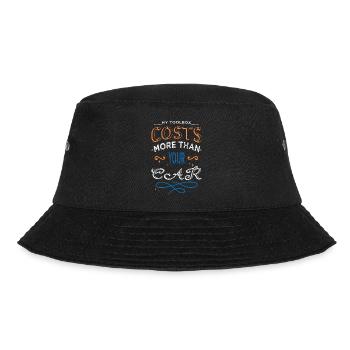 joke auto mechanic airline mechanic gift - Bucket Hat - black - Front - Lela (165cm)