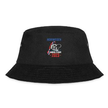 Norwegen Angeltour 2023 Angeln in Norwegen - Bucket Hat - Schwarz - Vorne - Lela (165cm)