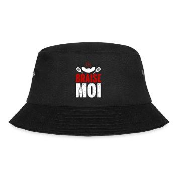 Braise moi beauf barbecue humour grill saucisse - Bob - noir - Devant - Lela (165cm)