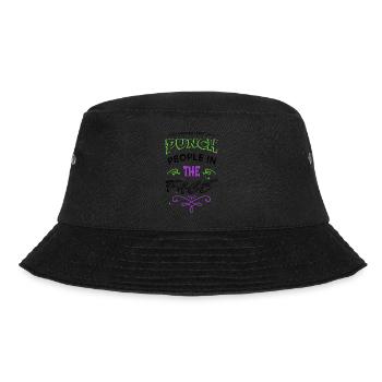 Sayings Cycling Geek Swimming Funny Triathlete - Bucket Hat - black - Front - Lela (165cm)