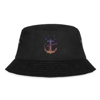 captain - Bucket Hat - Schwarz - Vorne - Lela (165cm)