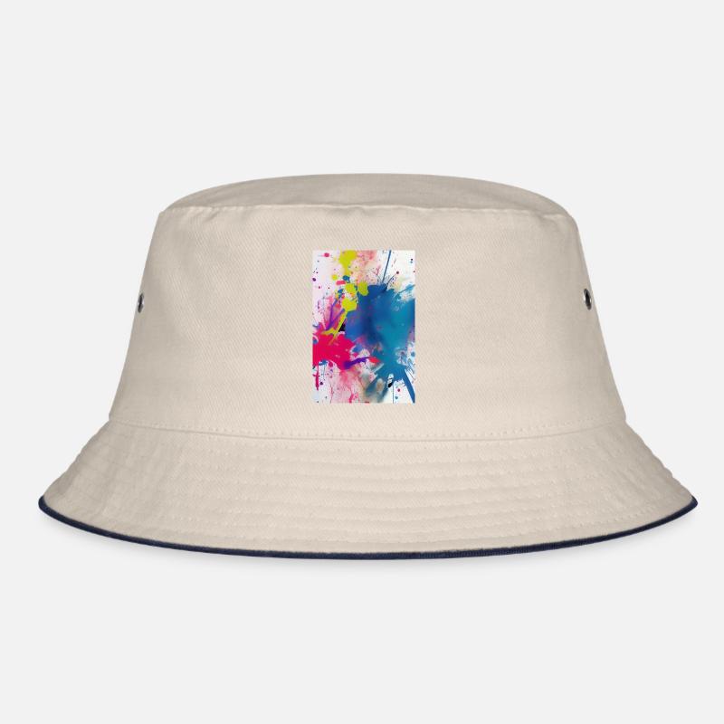 Farbkleckse. Malerei Bucket Hat