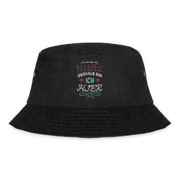 30 geburtstag 50 geburtstag betrunken brauen - Bucket Hat - Schwarz - Vorne - Lela (165cm)