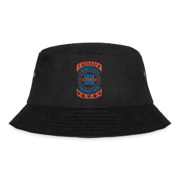 IF MEN KNEW THEM SALVES GOD AND PARDON THEM - Bucket Hat - black - Front - Lela (165cm)
