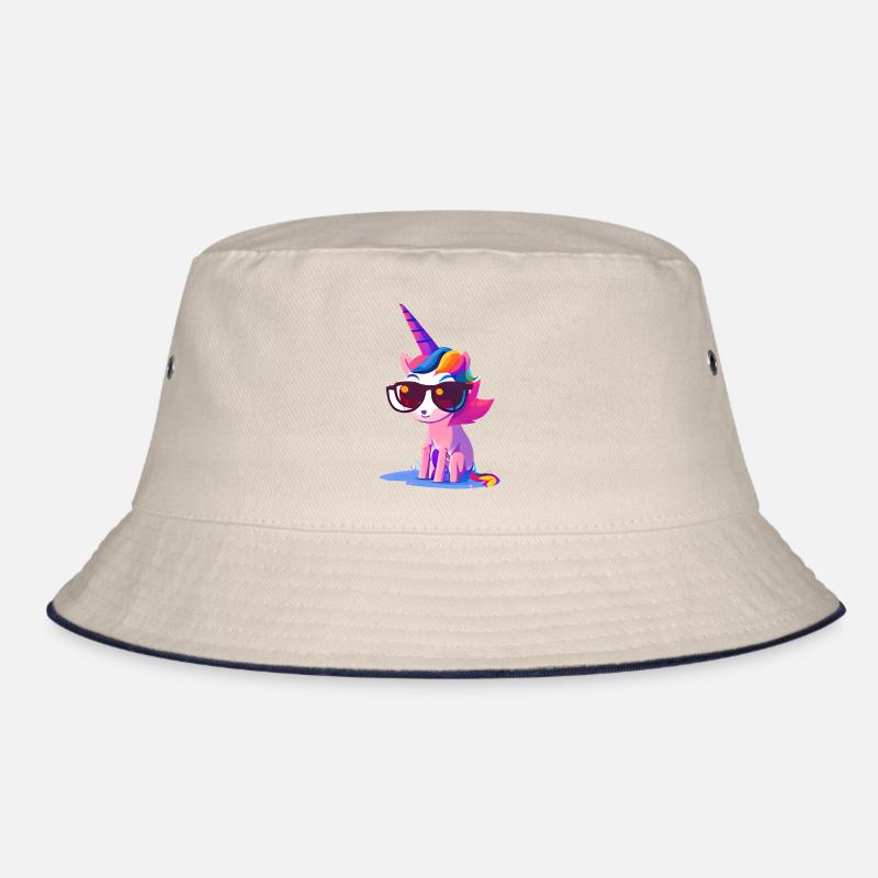 Einhorn Fabeltier Einhörner Unicorn Mädchen Bucket Hat