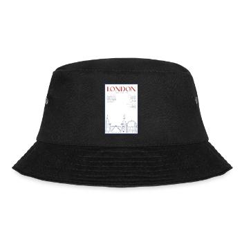 London - Bucket Hat - Schwarz - Vorne - Lela (165cm)