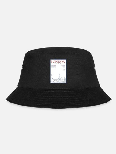 London - Bucket Hat - Schwarz