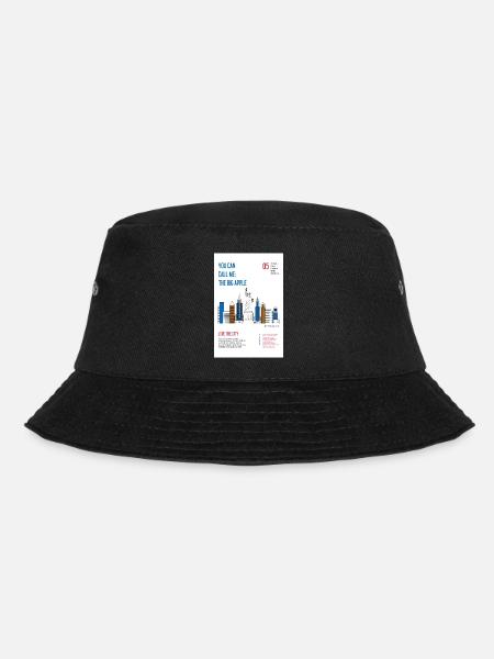 New York - Bucket Hat - Schwarz